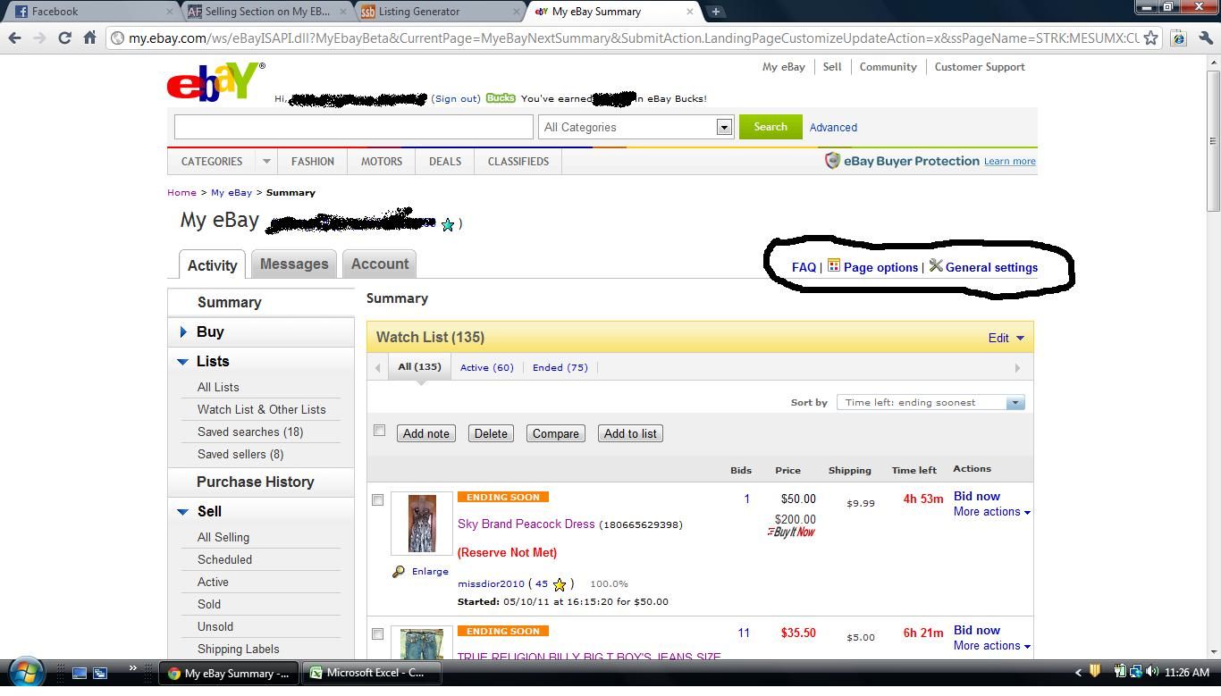 Items in search results